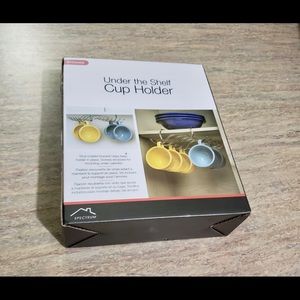 NIB Spectrum space saver under the shelf cup holder